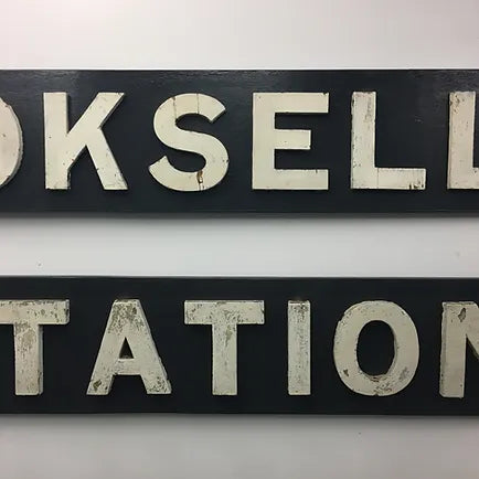 ORIGINAL SHOPFRONT SIGNAGE FROM 1850's ROYAL TUNBRIDGE WELLS