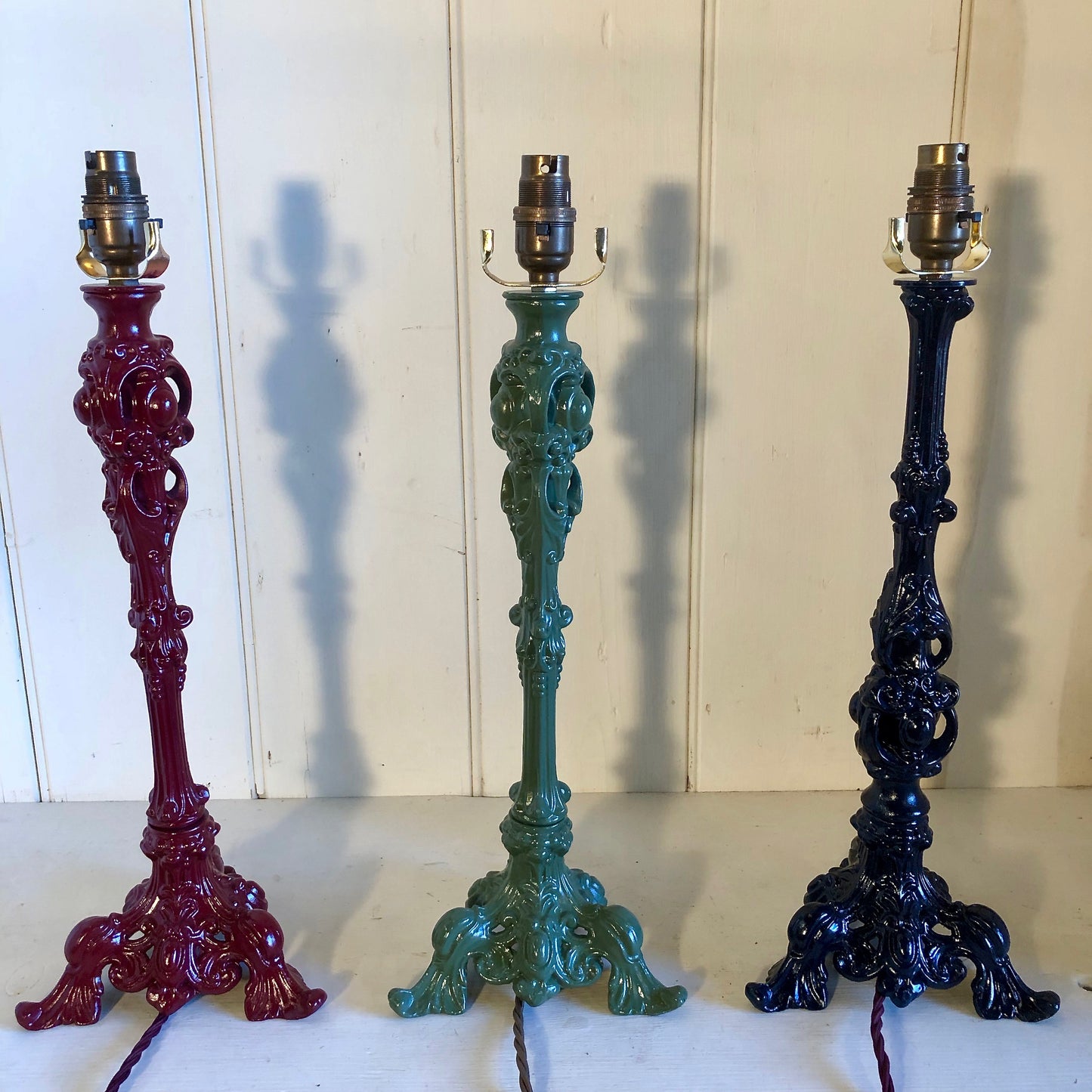CAST STEEL TABLE LAMP BASES