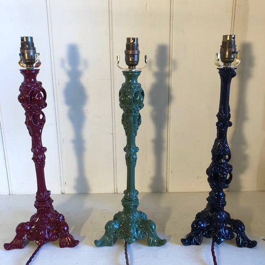 CAST STEEL TABLE LAMP BASES