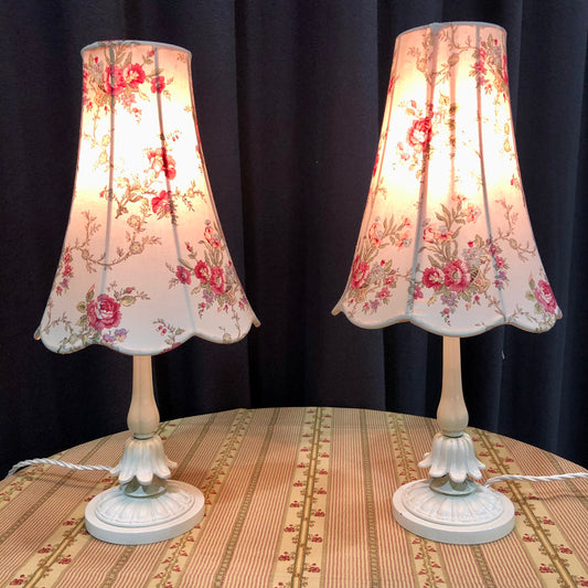 PAIR OF ANTIQUE TABLE LAMPS - SOULED OUT