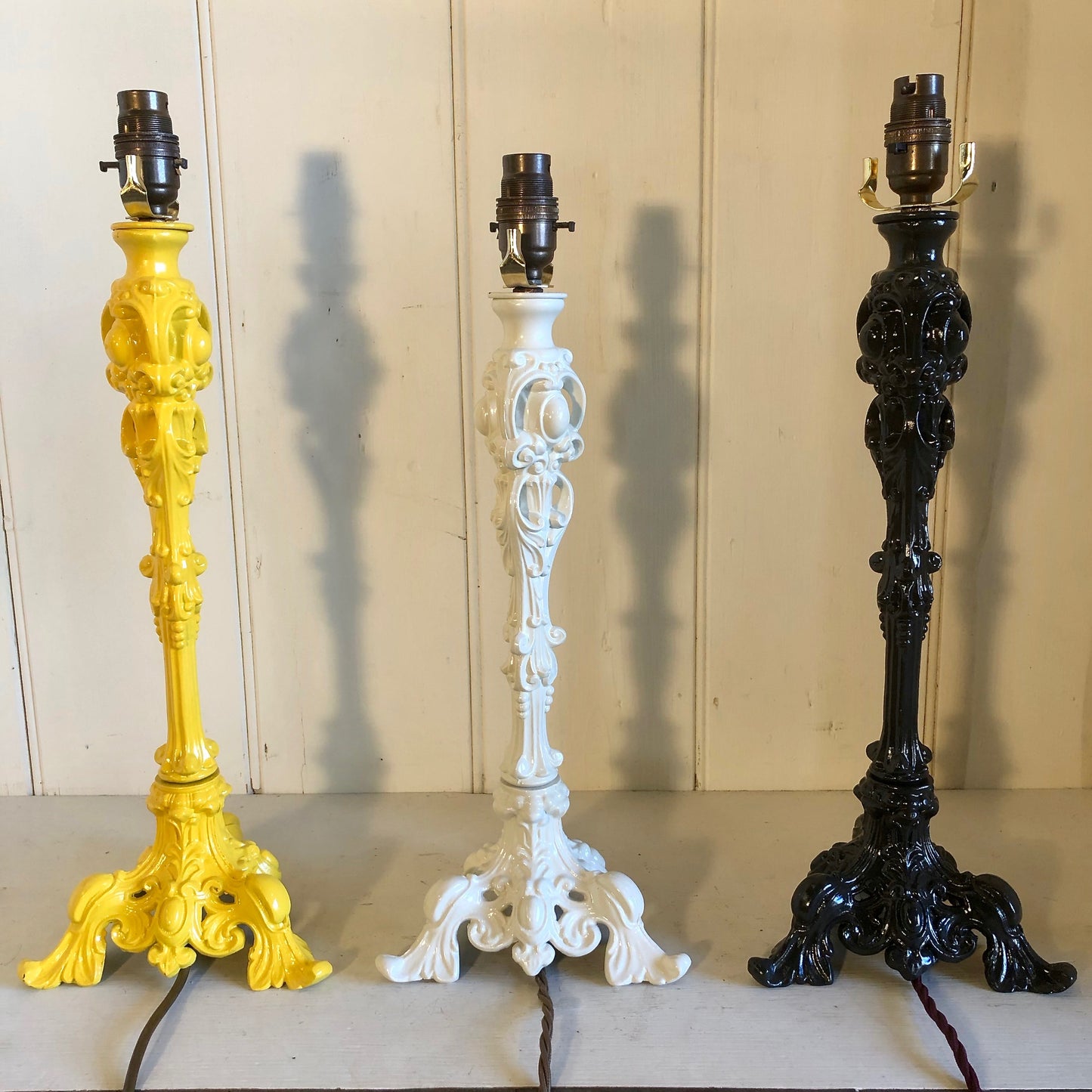 CAST STEEL TABLE LAMP BASES