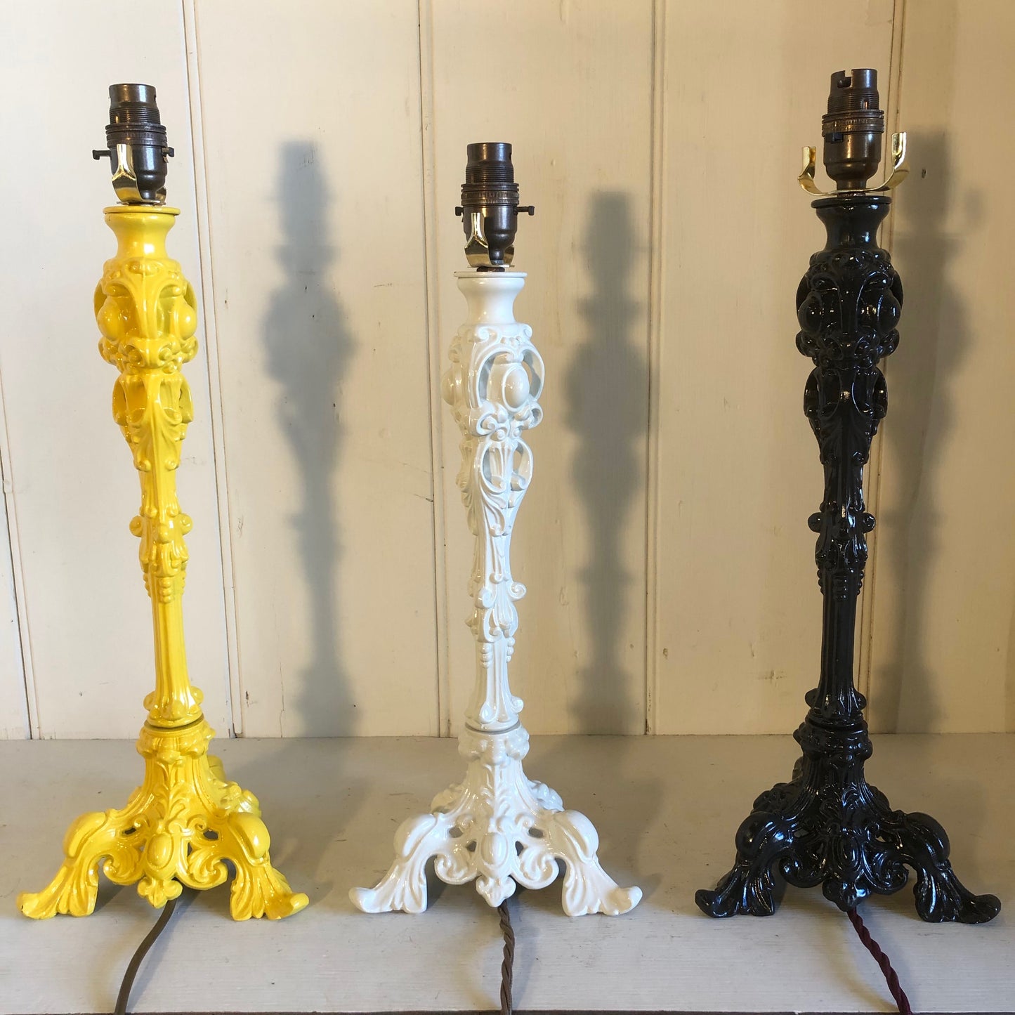 CAST STEEL TABLE LAMP BASES